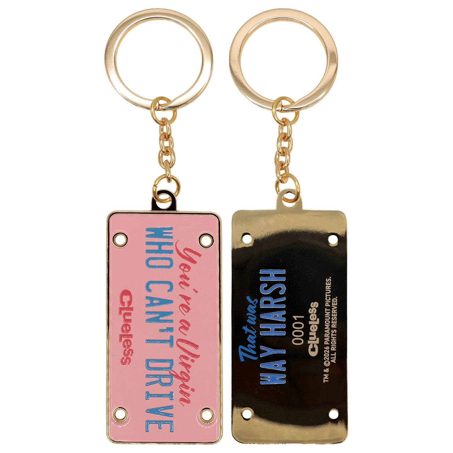 Clueless – Limited Edition License Plate Keyring