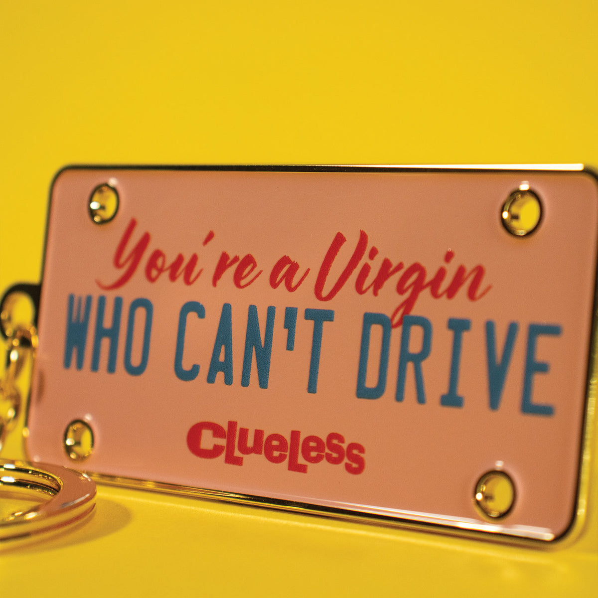 Clueless – Limited Edition License Plate Keyring