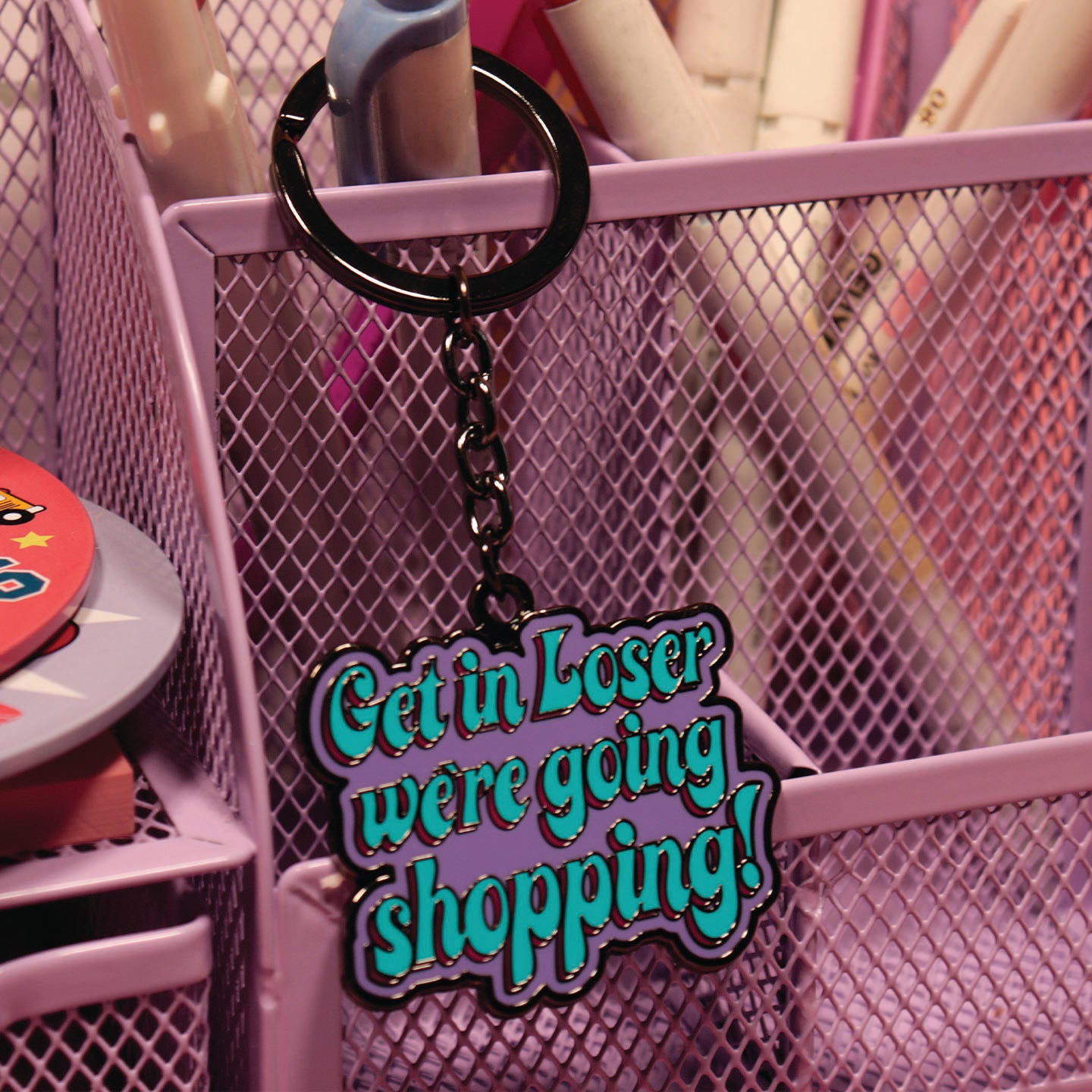 Mean Girls We're Going Shopping Key Ring