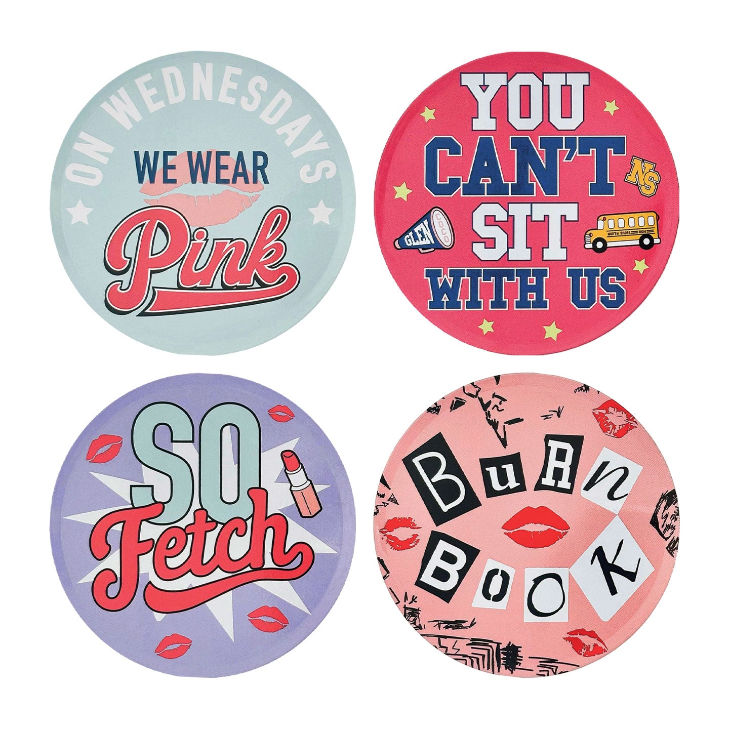 Mean Girls Set of Four Coasters