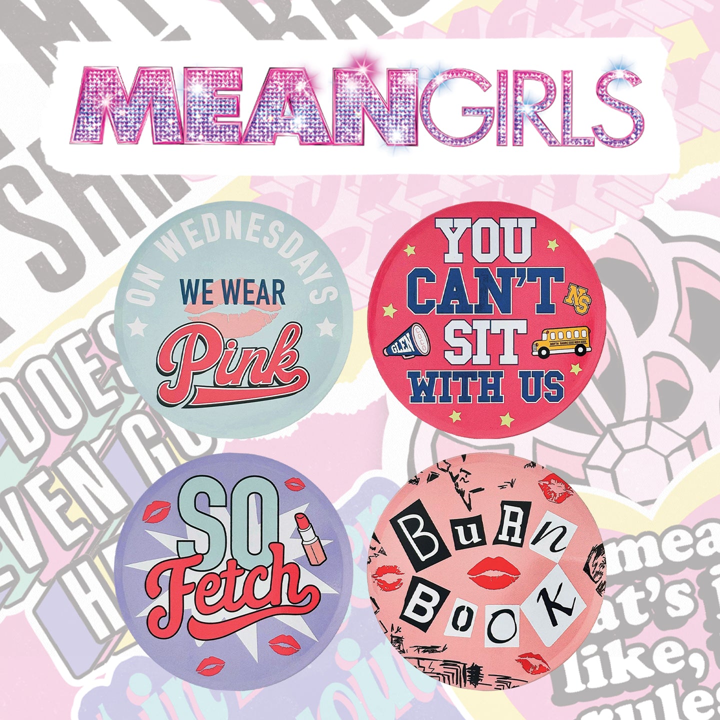 Mean Girls Set of Four Coasters