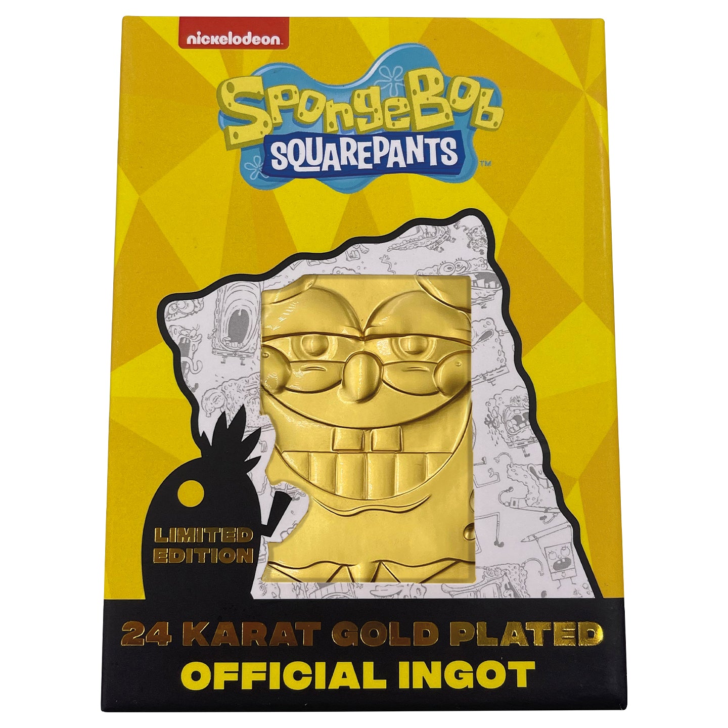 SpongeBob SquarePants 24k Gold Plated Collectible