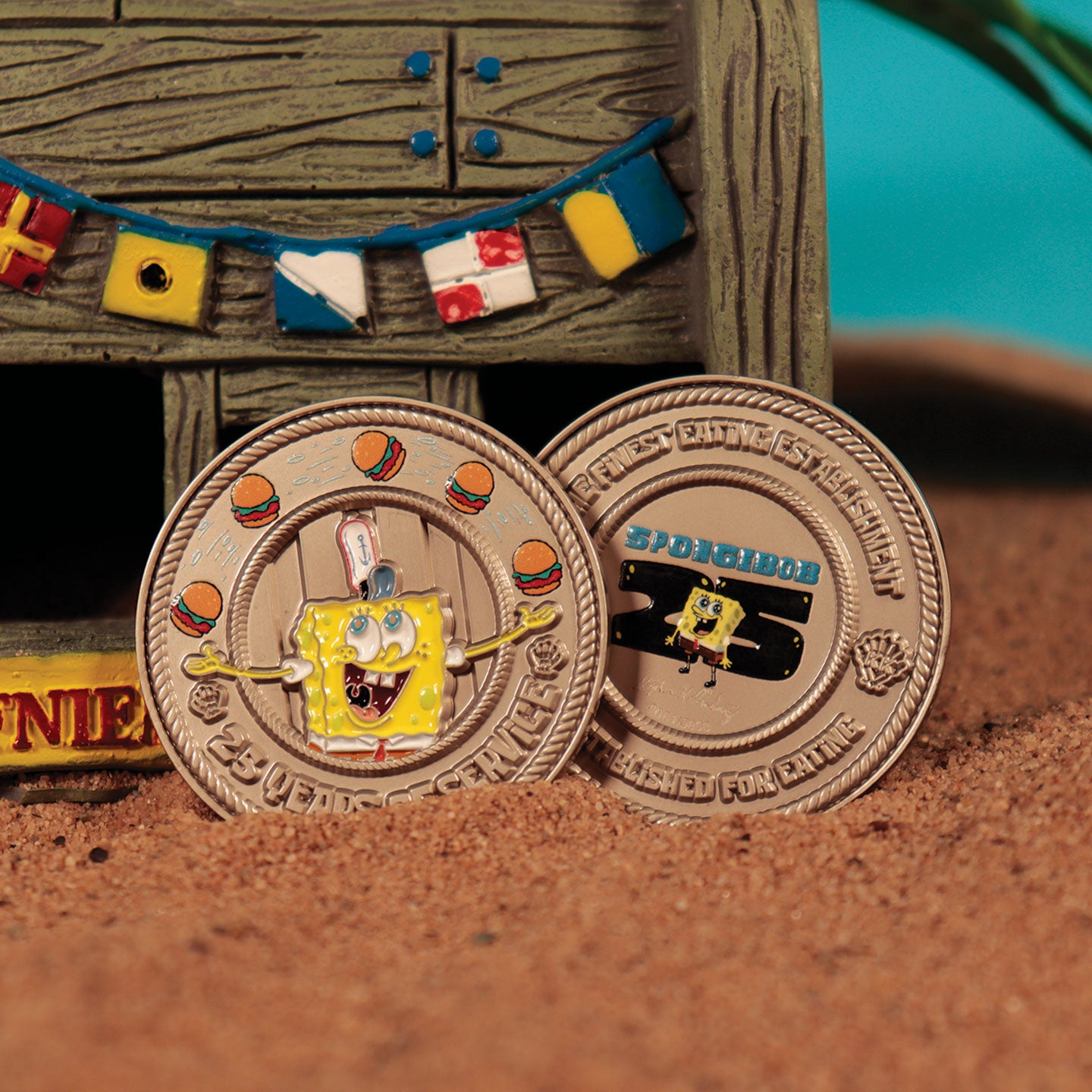 SpongeBob SquarePants 25 Years of Service Collectible Coin