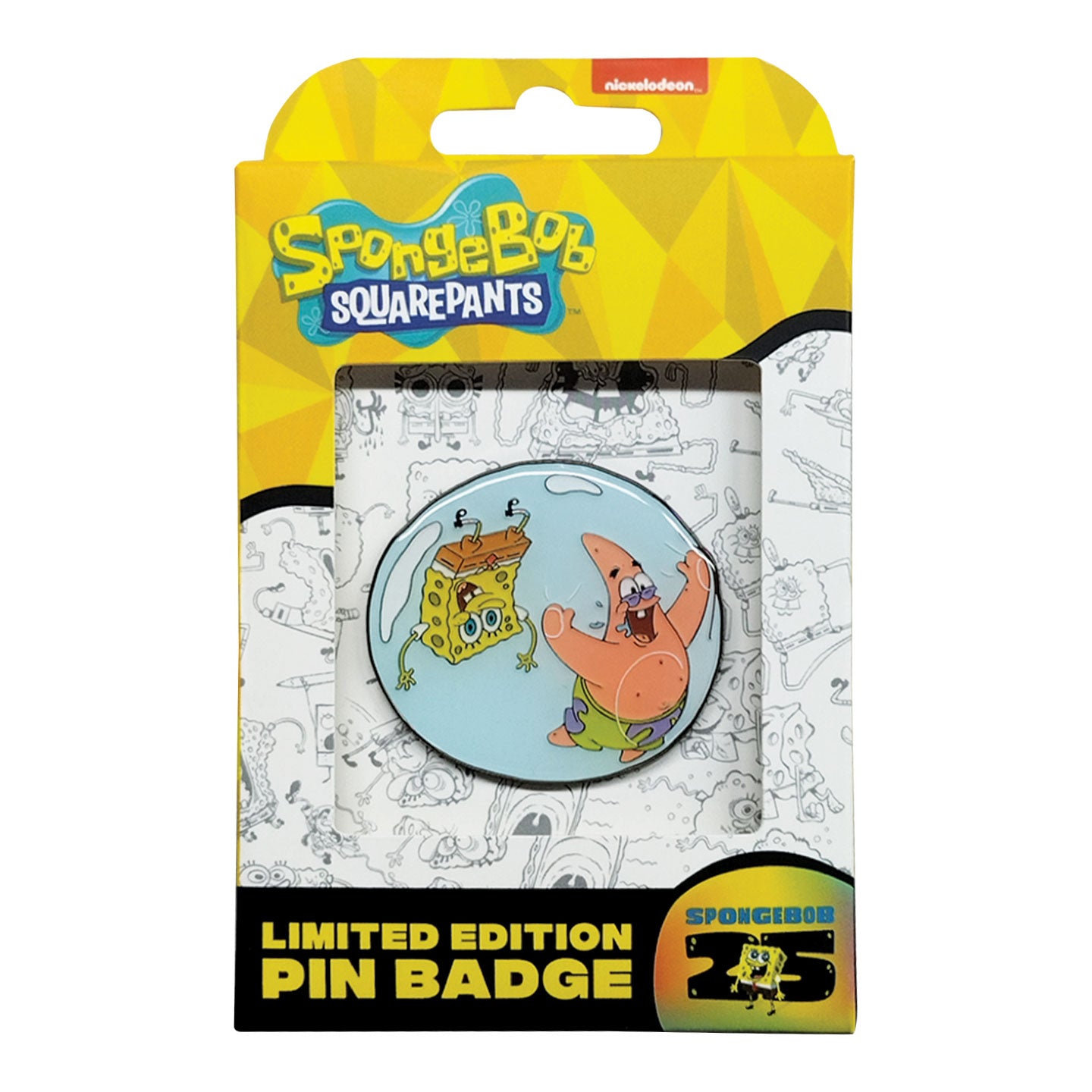 SpongeBob SquarePants limited edition enamel pin badge from Fanattik