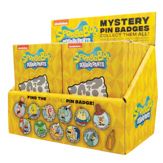 SpongeBob SquarePants Mystery Pins CDU