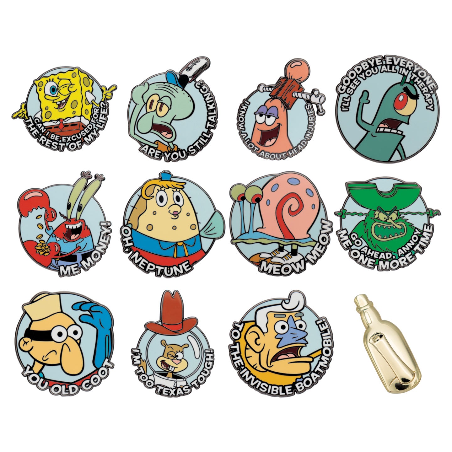 SpongeBob SquarePants Mystery Pins CDU