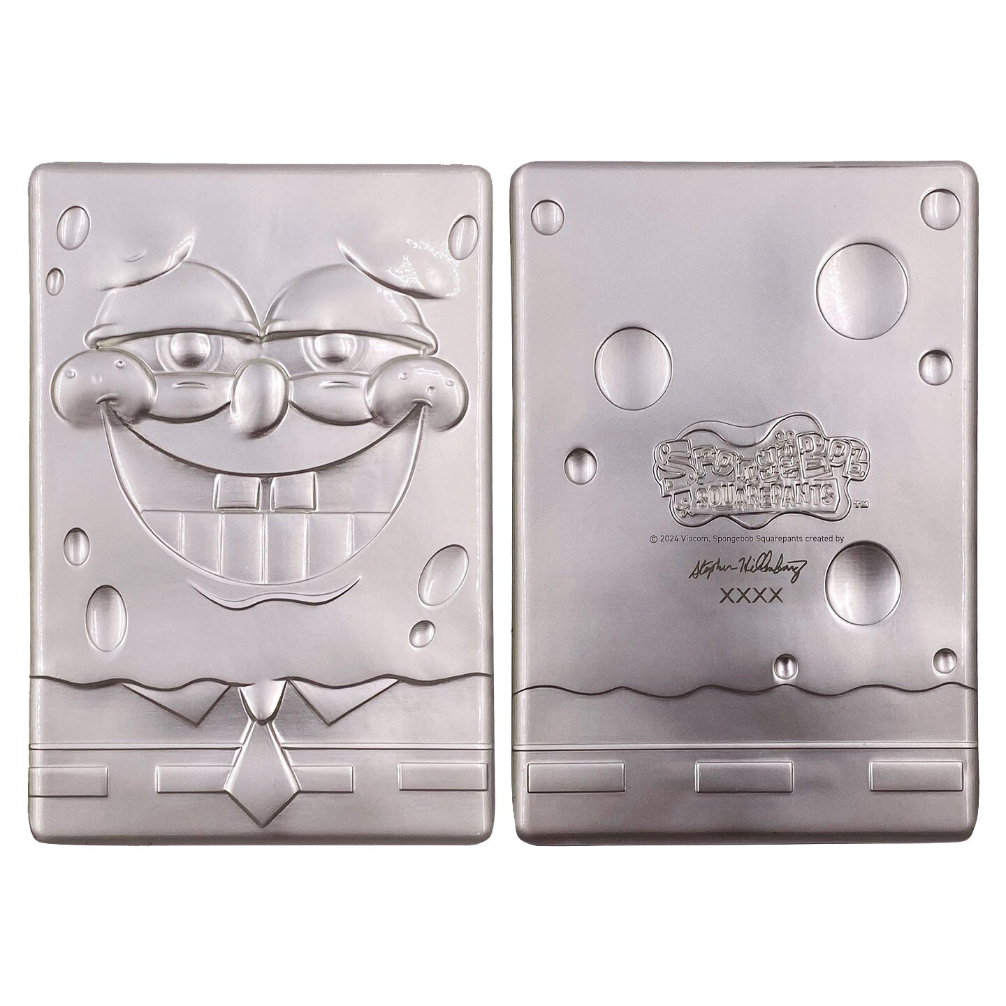 SpongeBob SquarePants 25th Anniversary .999 Silver Plated Ingot