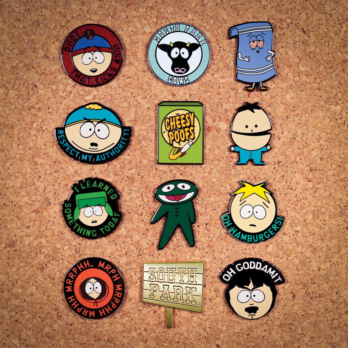South Park - Mystery Pin Badge CDU Containing 12 Blind Boxes