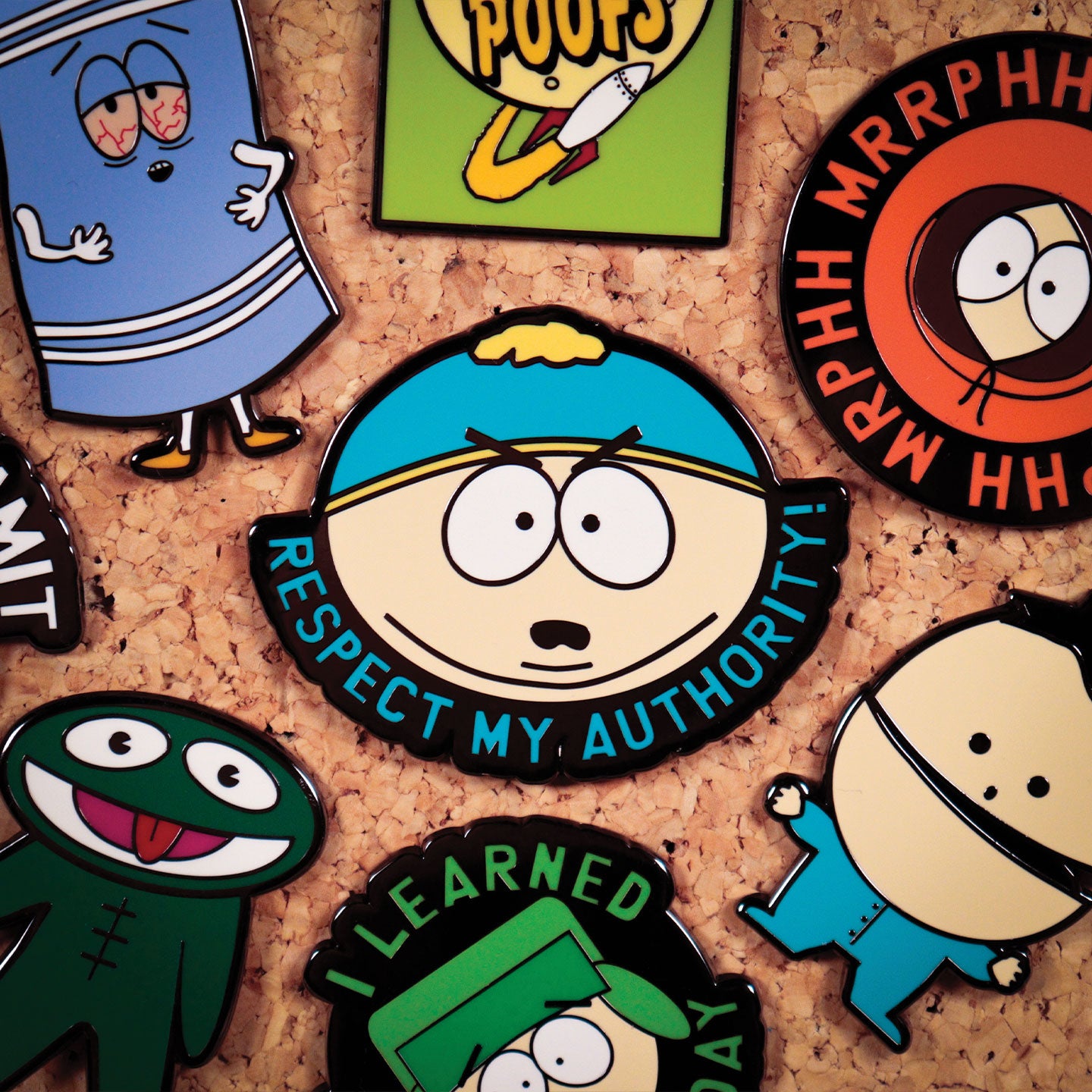 South Park - Mystery Pin Badge CDU Containing 12 Blind Boxes