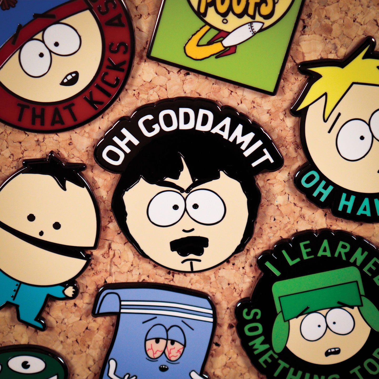 South Park - Mystery Pin Badge CDU Containing 12 Blind Boxes