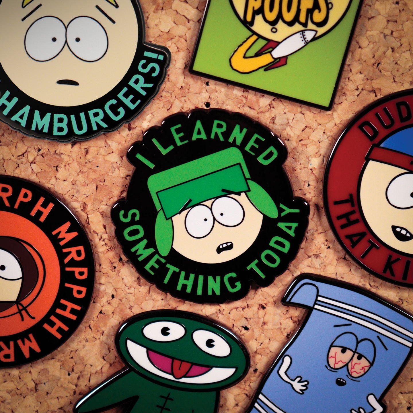 South Park - Mystery Pin Badge CDU Containing 12 Blind Boxes