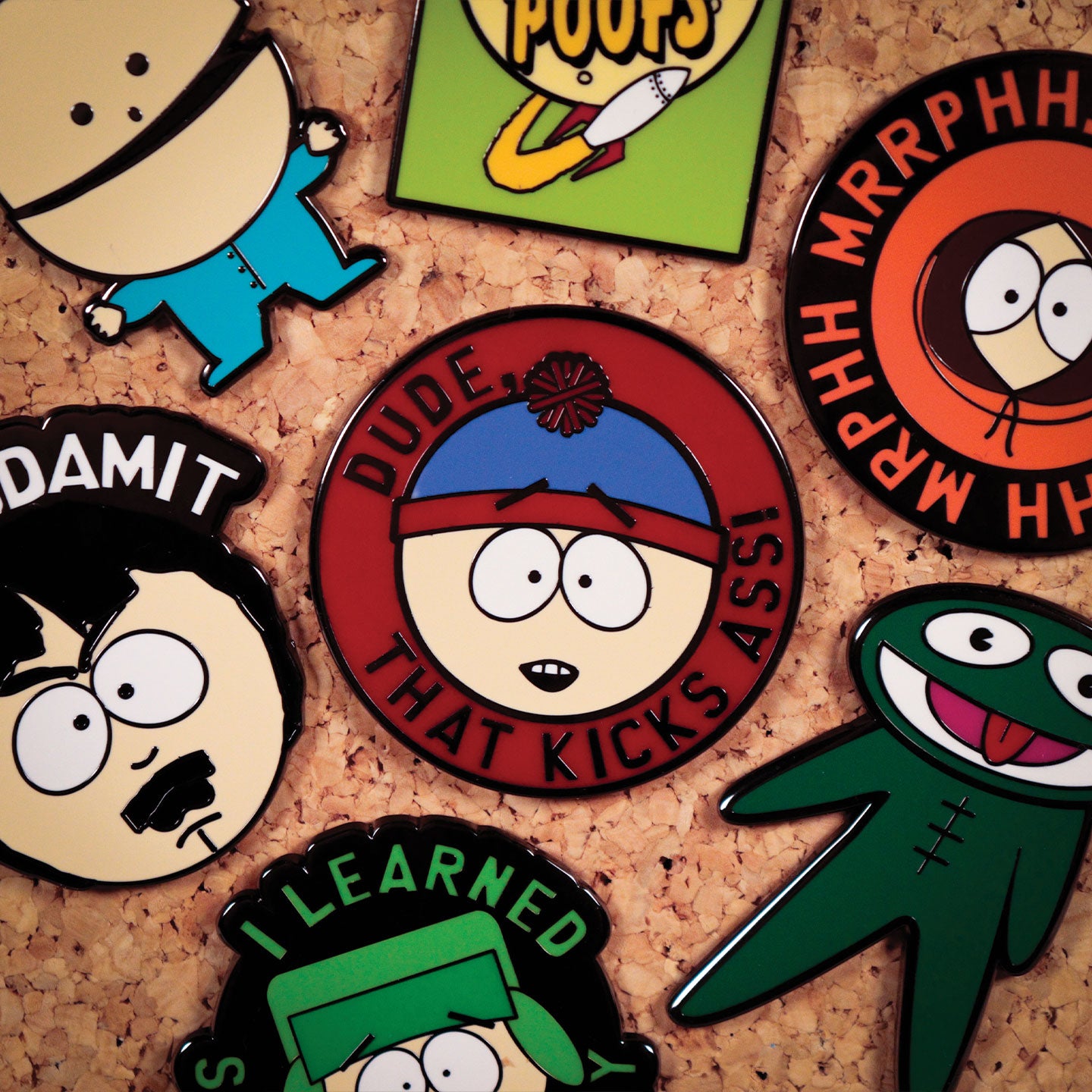 South Park - Mystery Pin Badge CDU Containing 12 Blind Boxes