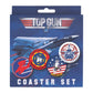 Top Gun – Set of Four Printed Coasters