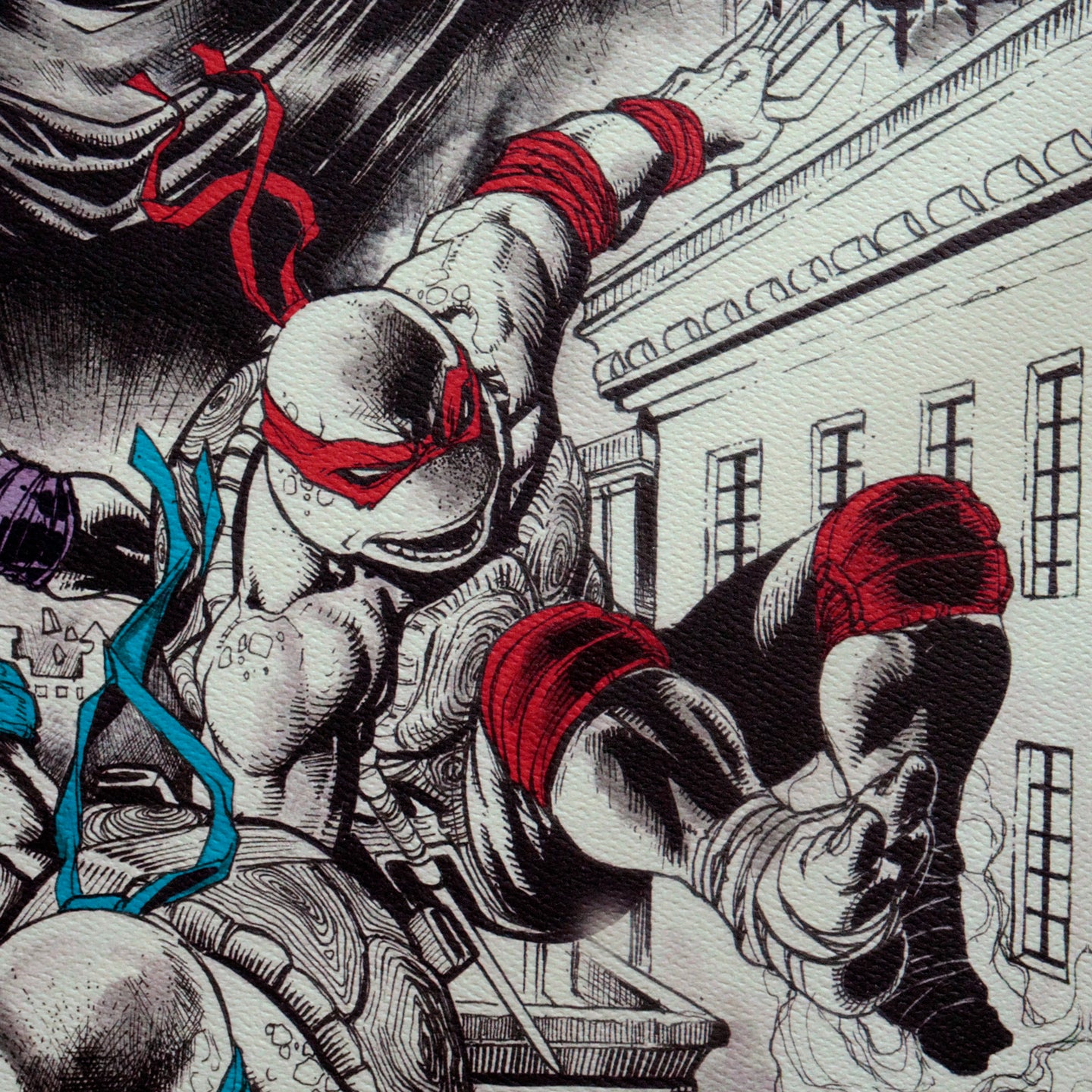 Limited edition Teenage Mutant Ninja Turtles art print from Fanattik