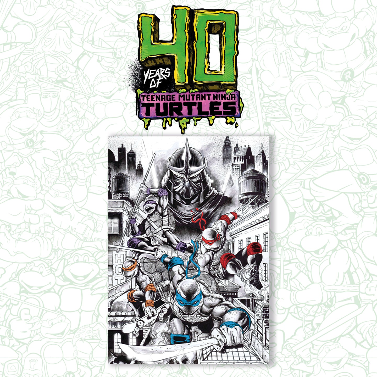 Teenage Mutant Ninja Turtles Limited Edition 40th Anniversary Art Print