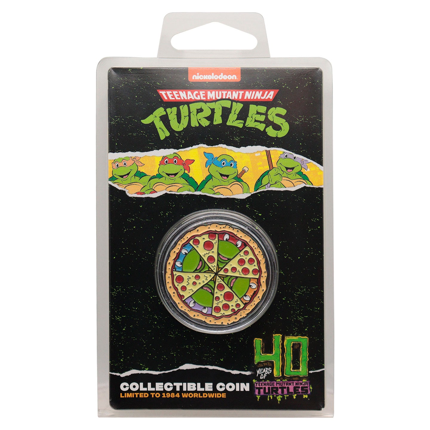 Teenage Mutant Ninja Turtles Limited Edition 40th Anniversary Collectible Coin