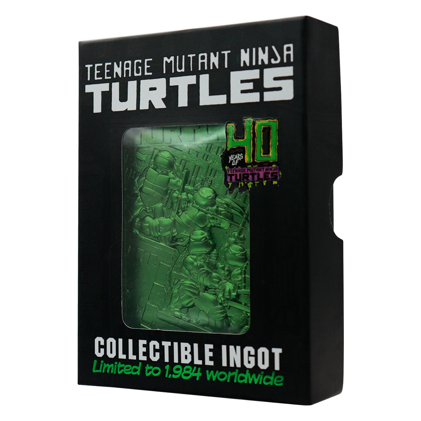 Teenage Mutant Ninja Turtles Limited Edition 40th Anniversary Green Ingot