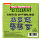 Teenage Mutant Ninja Turtles Limited Edition Set of 6 Pin Badges