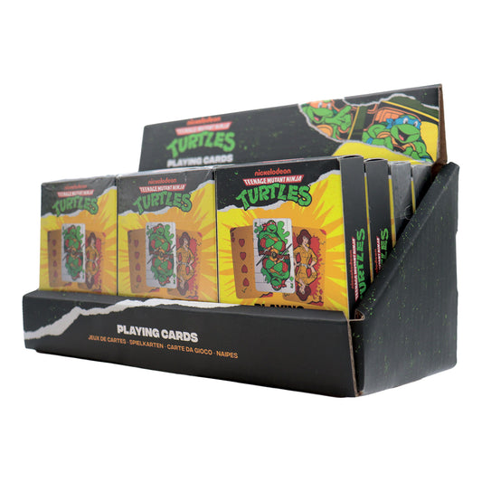 Teenage Mutant Ninja Turtles Playing Cards CDU Containing 12 Packs