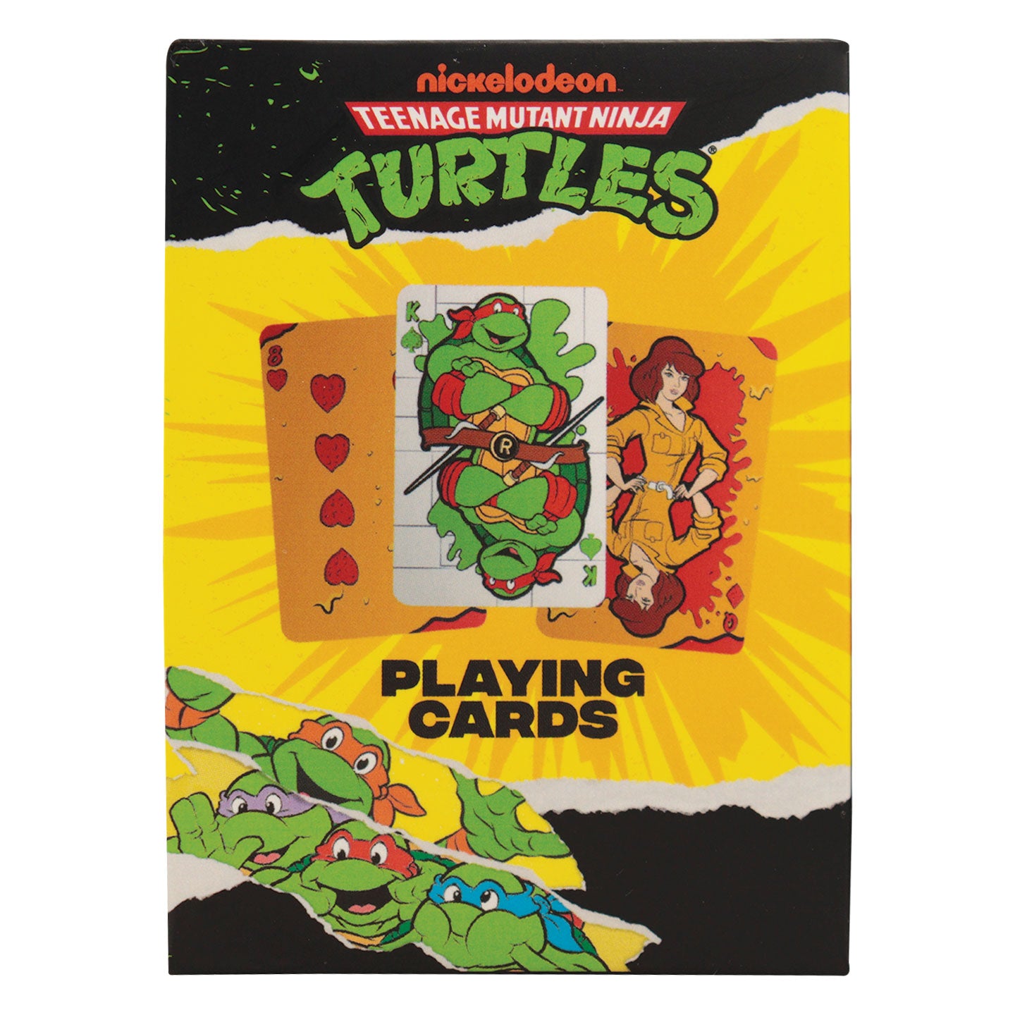 Teenage Mutant Ninja Turtles Playing Cards CDU Containing 12 Packs