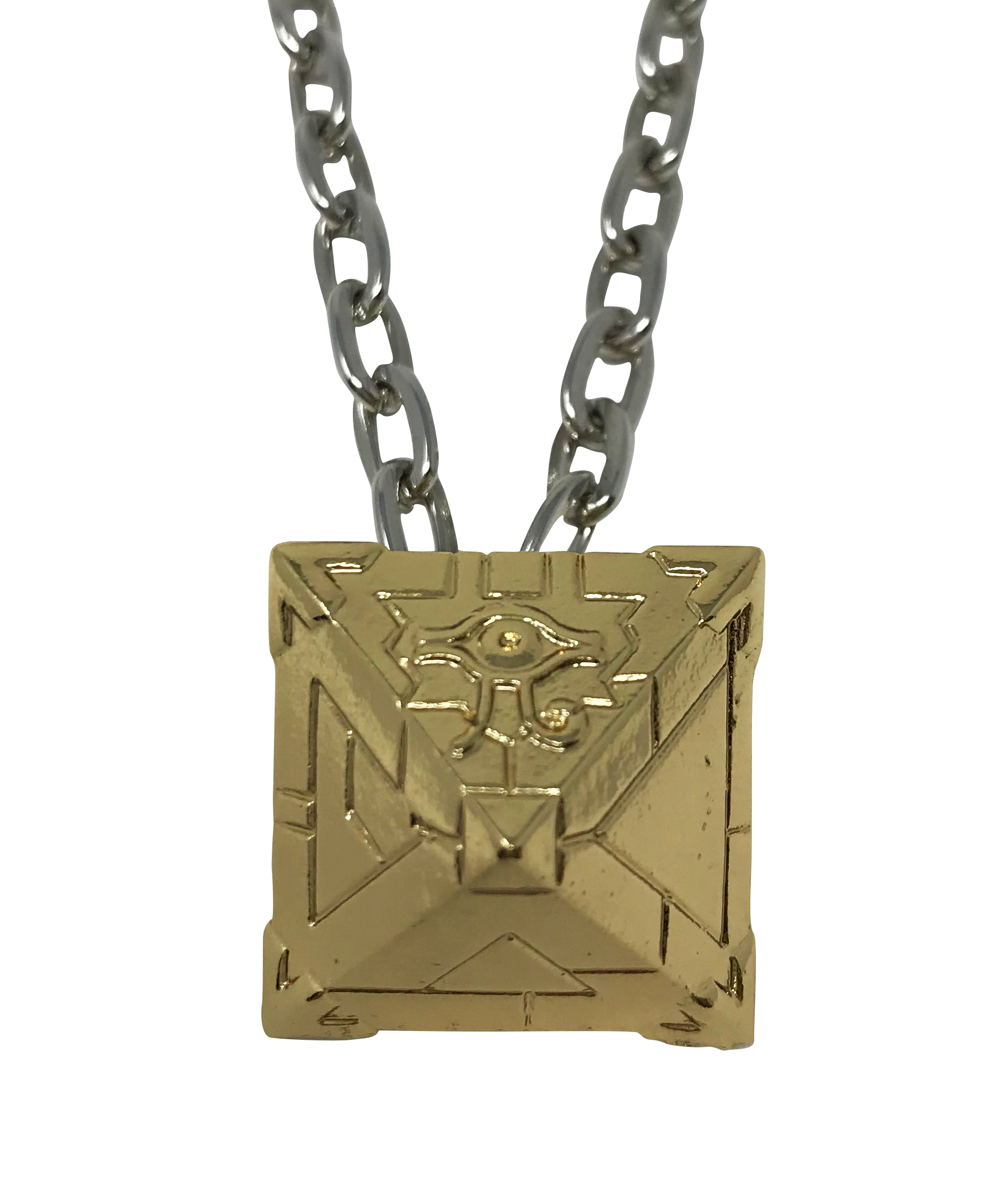 Buy Dan's Collectibles and More Yu-gi-oh Millenium Necklace Yugioh  Millennium Puzzle Pyramid GLD Pendant Necklace Yugioh w/Gift Box by Online  at desertcartINDIA