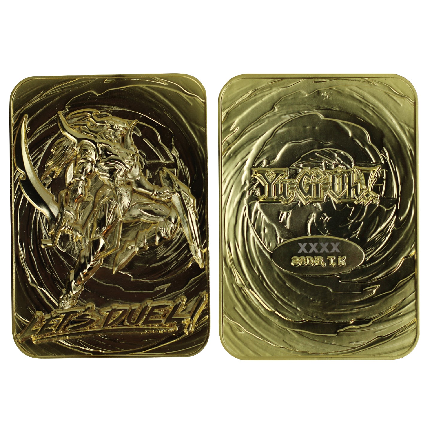 Yu-Gi-Oh! Limited Edition 24k Gold Plated Black Luster Soldier Metal C Fanattik Trade Yu-Gi-Oh! Limited Edition 24k Gold Plated Black Luster Soldier Metal C Fanattik Trade