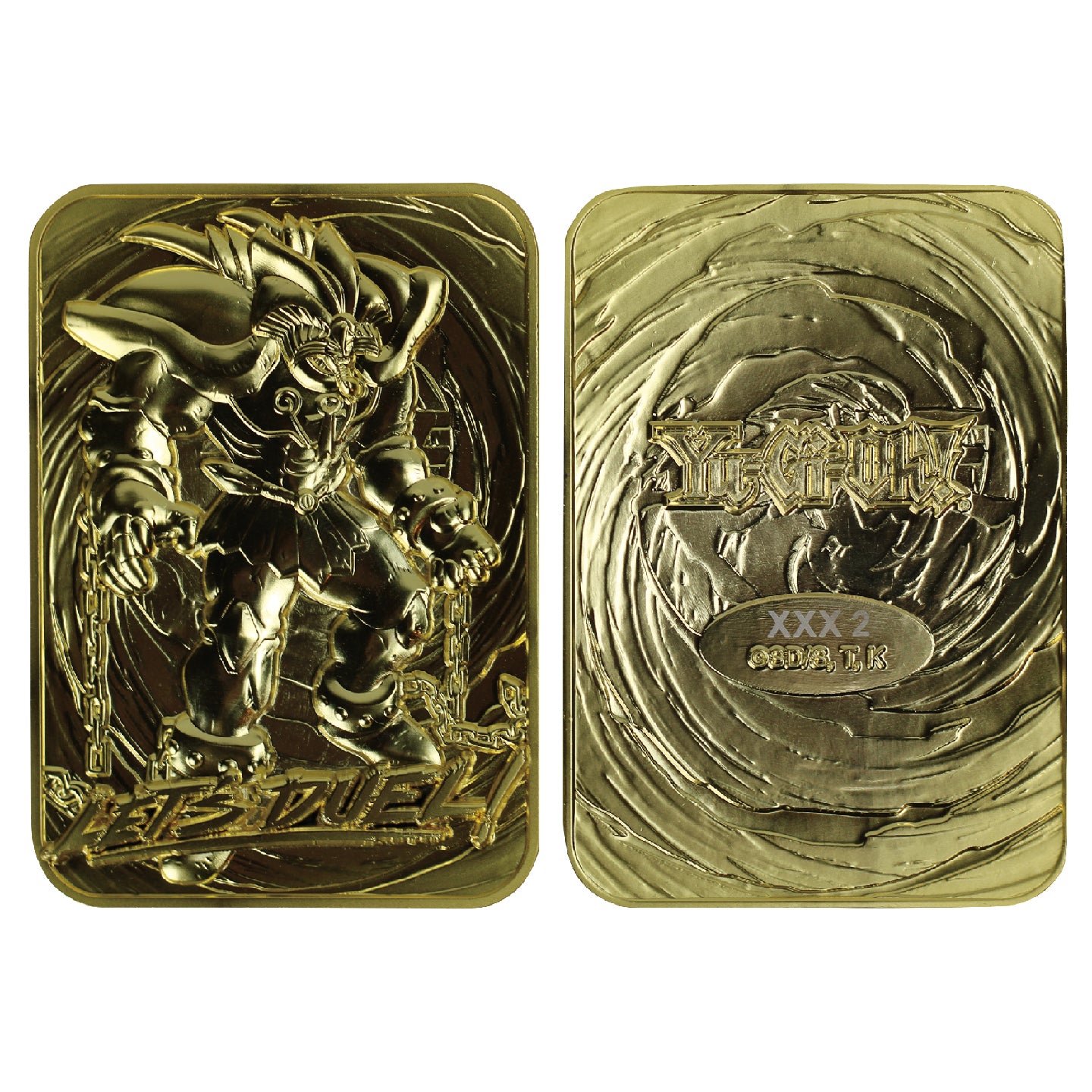 Yu-Gi-Oh! Limited Edition 24k Gold Plated Exodia the Forbidden One Metal Card Yu-Gi-Oh! Limited Edition 24k Gold Plated Exodia the Forbidden One Metal Card