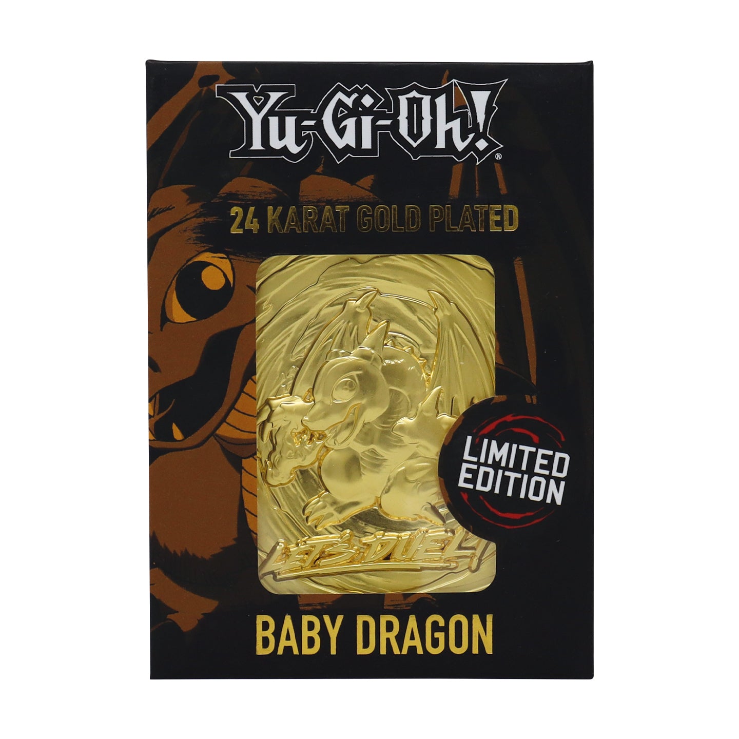 Yu-Gi-Oh! 24k Gold Plated Collectible - Baby Dragon
