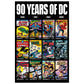 DC Comics 90 Years of DC Art Print