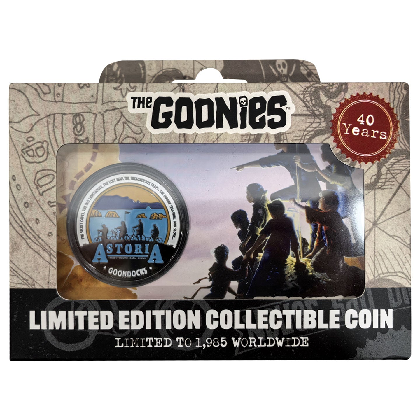 The Goonies 40th Anniversary Presentation Coin