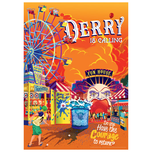 IT Derry Fairground Art Print