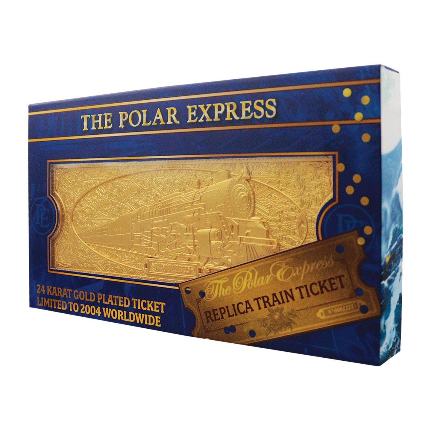 The Polar Express 24k Gold Plated Train Ticket