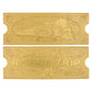 The Polar Express 24k Gold Plated Train Ticket