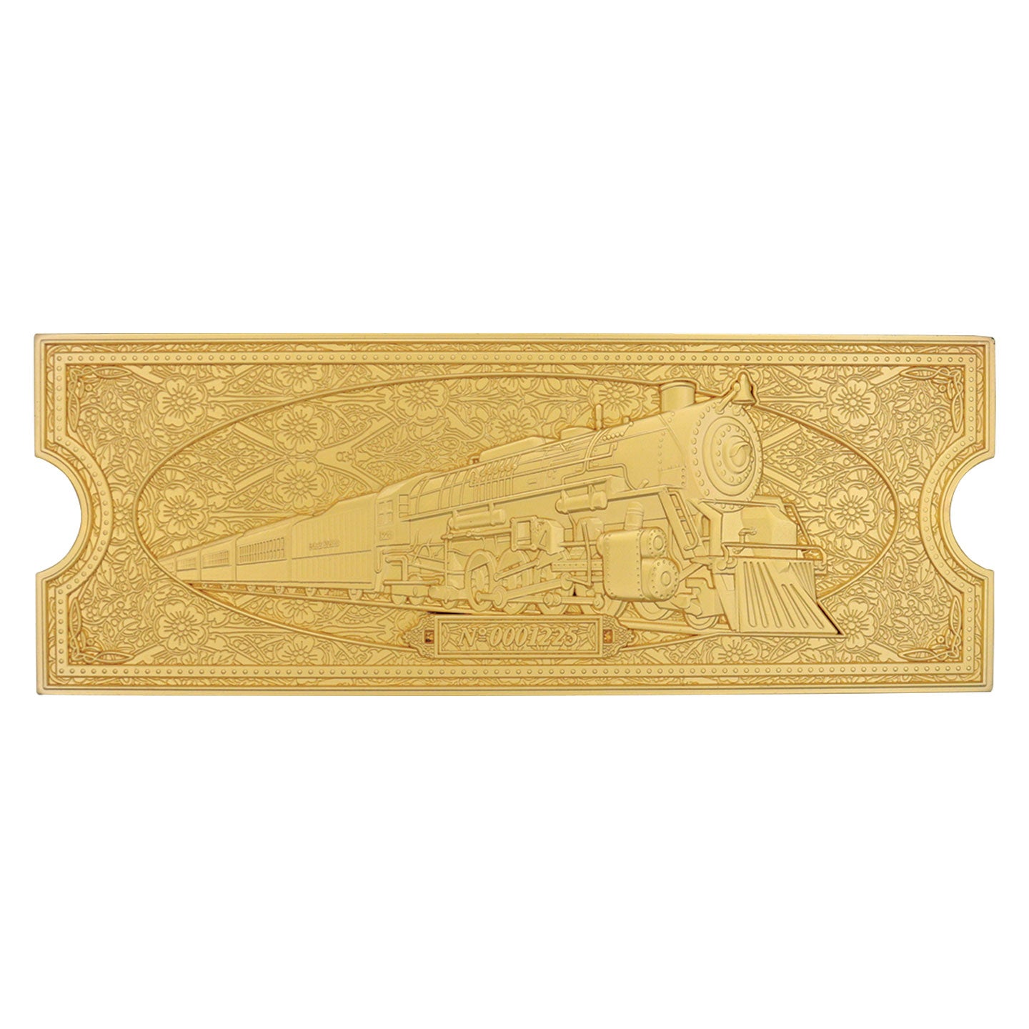 The Polar Express 24k Gold Plated Train Ticket