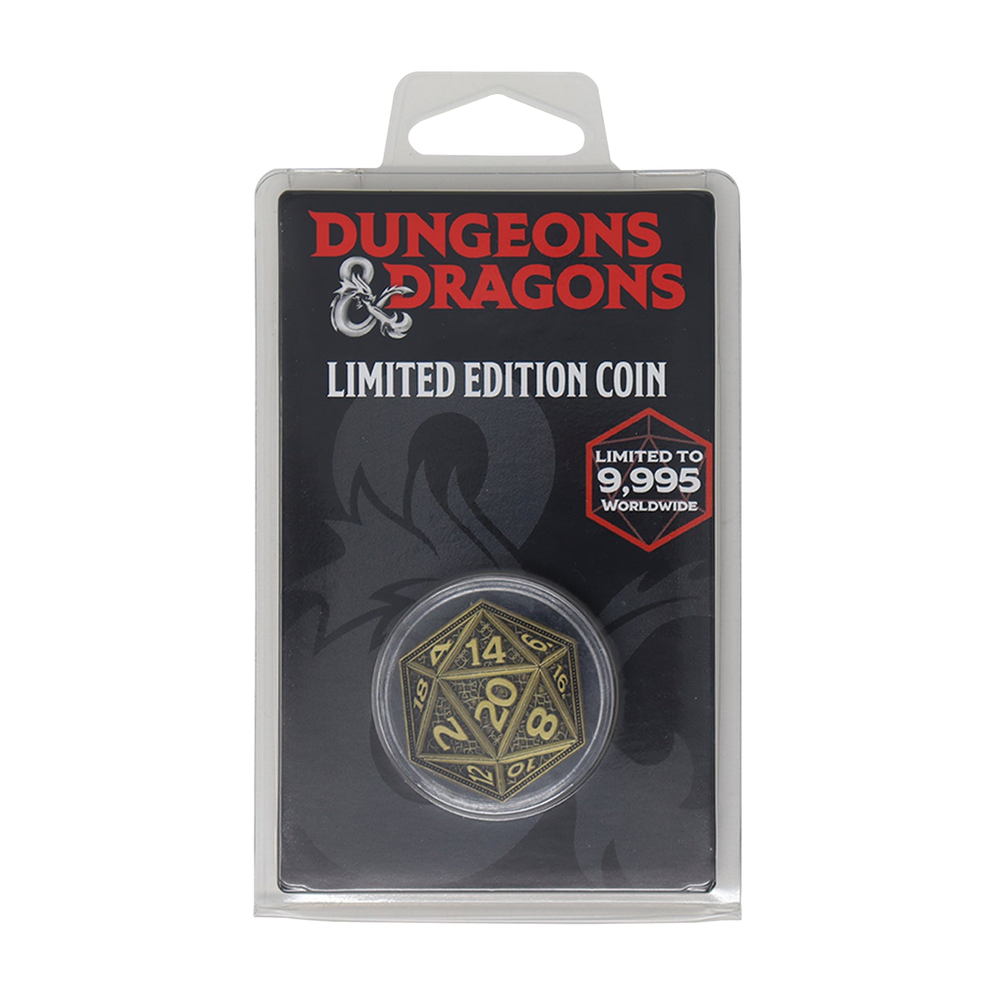 Fanattik Dungeons & Dragons - Medaglia Collezionabile In Metallo Placcato Oro 24k, Amuleto Della Salute, Edizione Limitata 5000 Pezzi