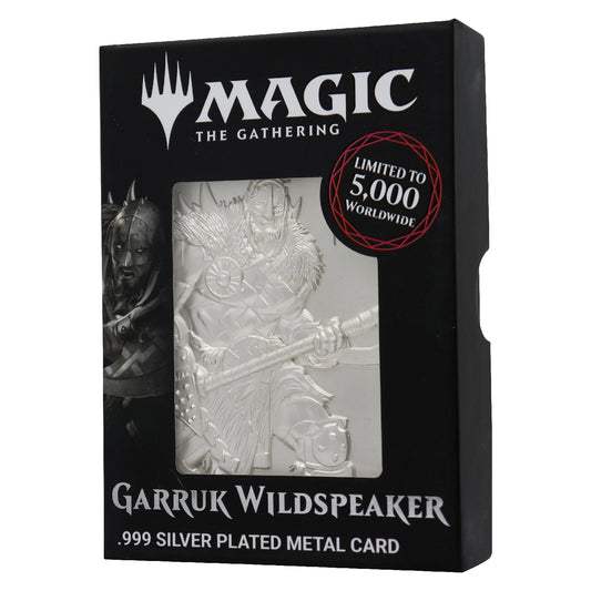 Magic the Gathering Limited Edition .999 Silver Plated Garruk Wildspeaker Ingot
