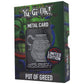 Yu-Gi-Oh! Limited Edition Pot of Greed Metal Card
