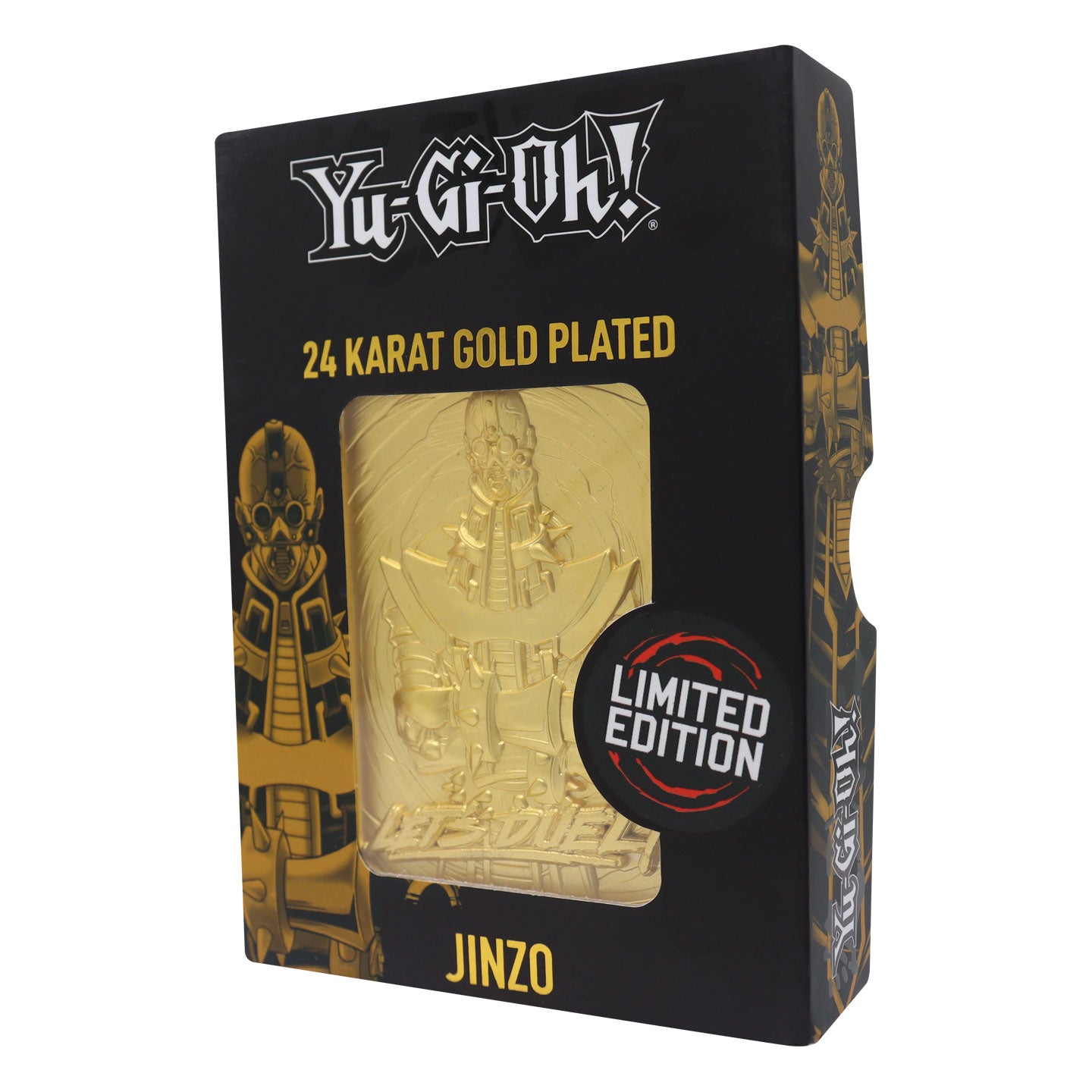 Yu-Gi-Oh! Limited Edition 24k Gold Plated Jinzo Metal Card