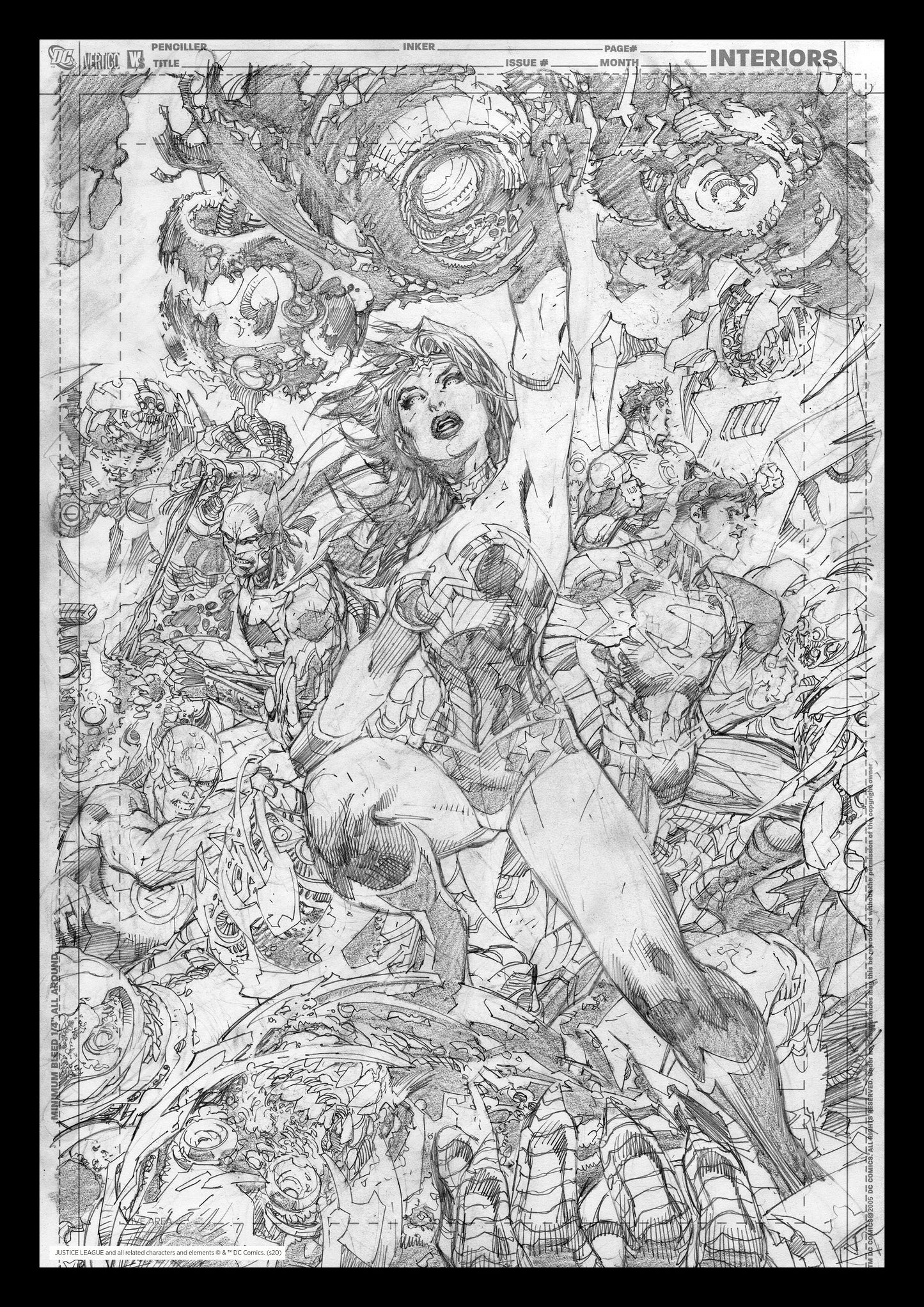 DC Comics - Wonder Woman Comic Page Art Print
