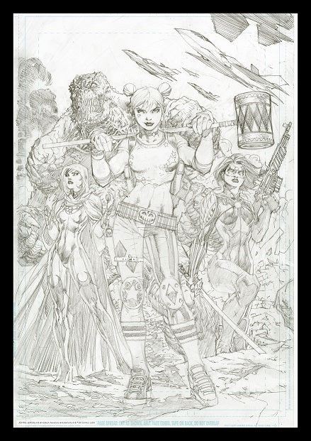 DC Comics - Harley Quinn Comic Page Art Print