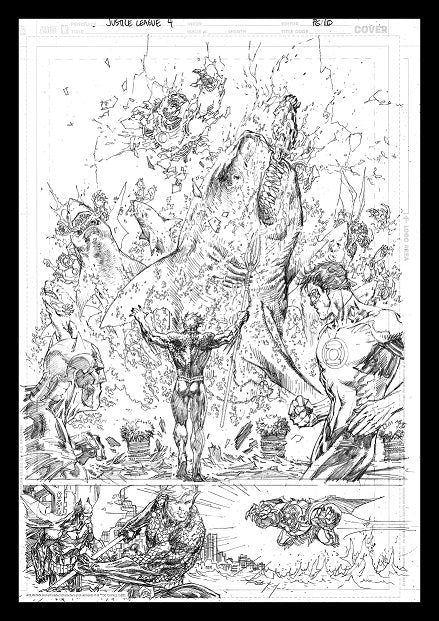 DC Comics - Aquaman Comic Page Art Print