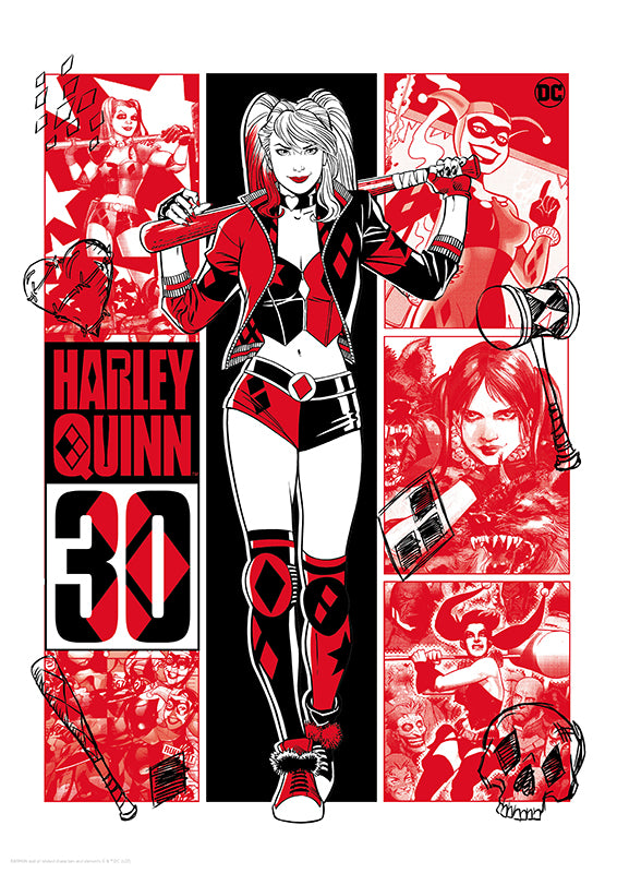 DC Comics - Harley Quinn's 30th Anniversary Art Print