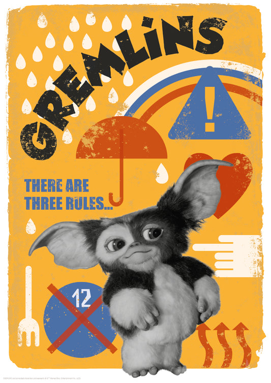 Gremlins 'There are Three Rules' Art Print