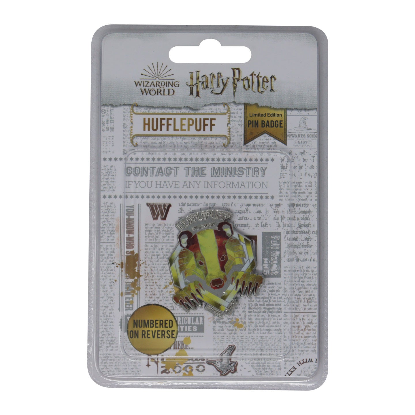 Harry Potter Limited Edition Hufflepuff House Pin Badge