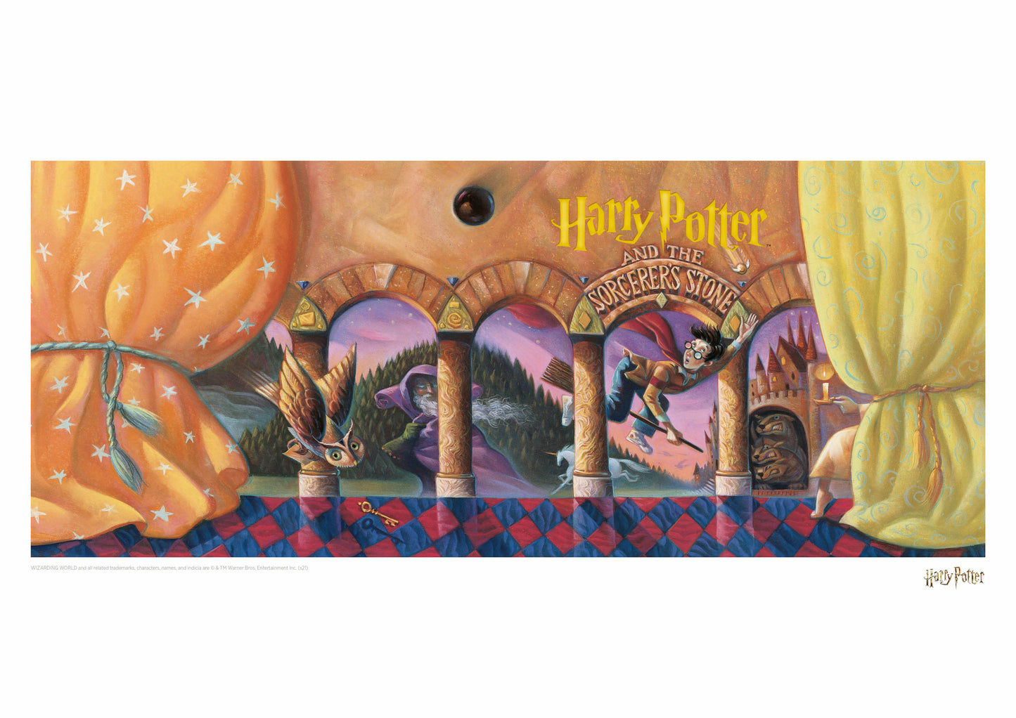 Harry Potter Book Cover - The Philosopher's Stone Artwork
