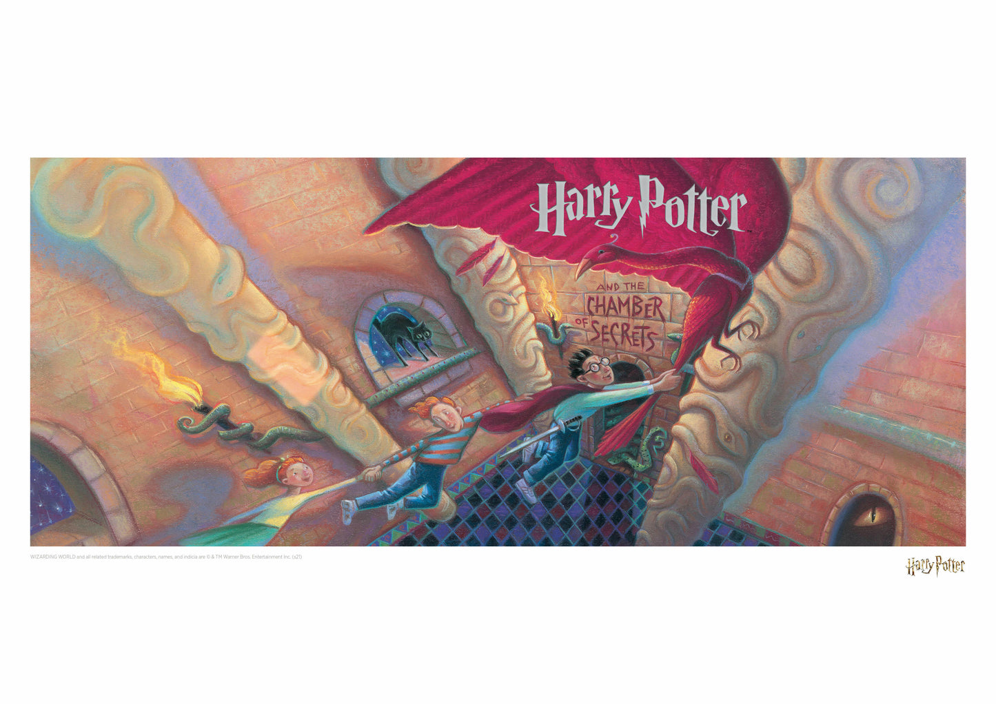 Harry Potter Book Cover - The Chamber of Secrets Artwork