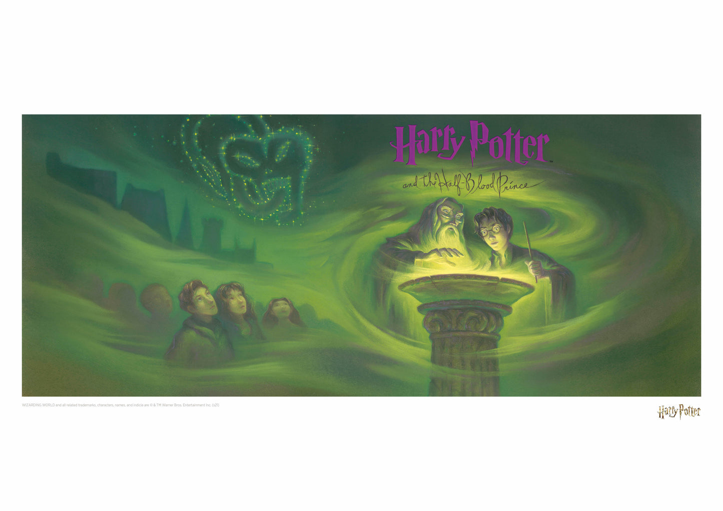 Harry Potter Book Cover - The Half Blood Prince Artwork
