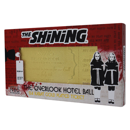 The Shining Limited Edition 24k Gold Plated The Overlook Hotel Ball Ticket