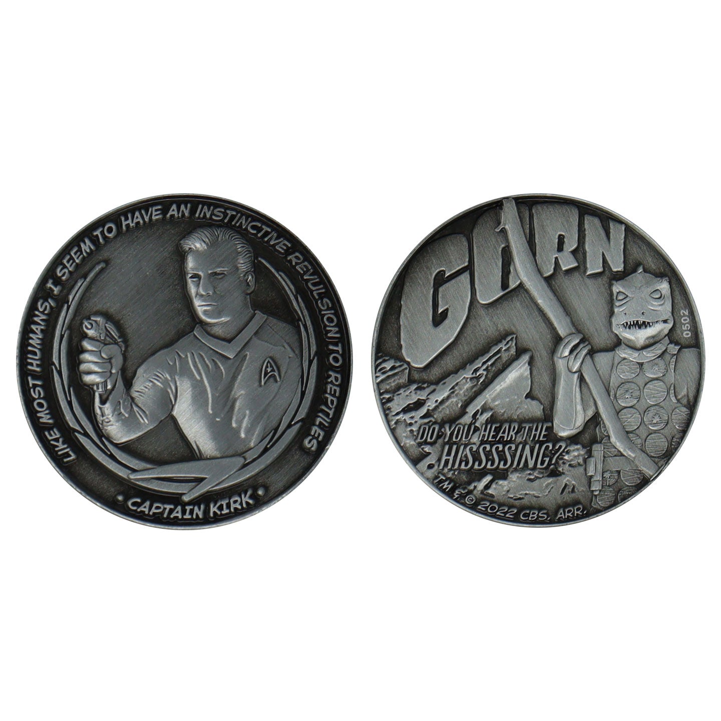 Star Trek Limited Edition Captain Kirk and Gorn Collectible Coin