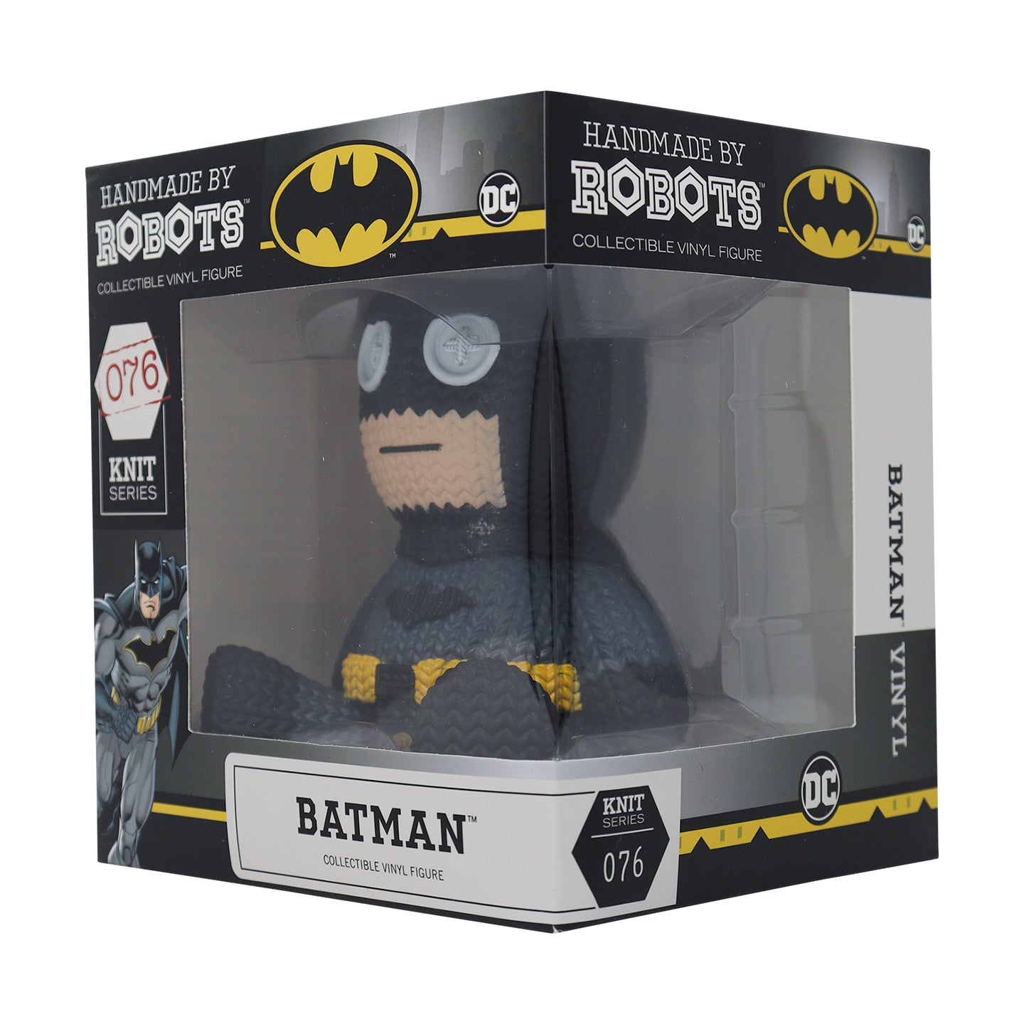 DC - Batman Black Suit Edition Collectible Vinyl Figure from Handmade By Robots